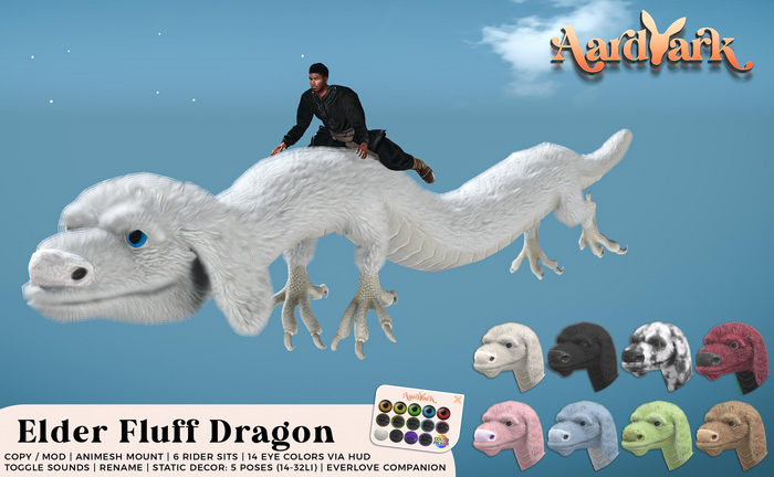 Aardvark : Elder Fluff Dragon - FATPACK 