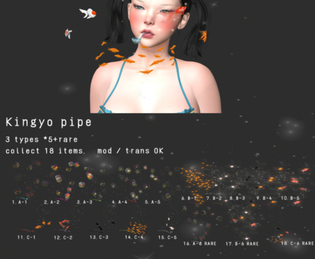 16.*N*Kingyo Pipe A-6 RARE