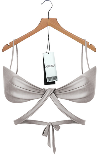 Asteria"Chanel" Bustier Gray