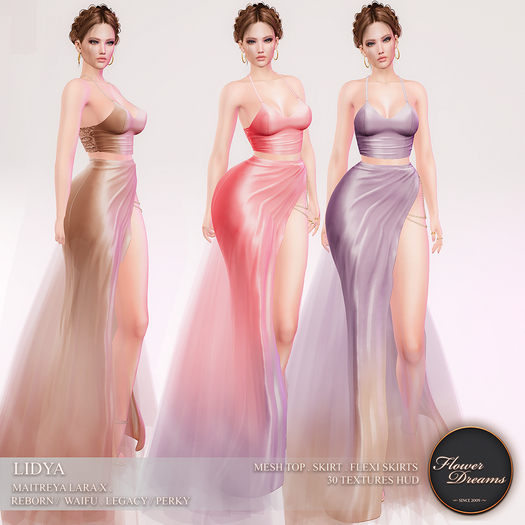 .:FlowerDreams:.Lidya gown Demo