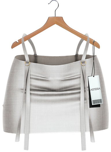 Asteria"Chanel" Skirt Gray