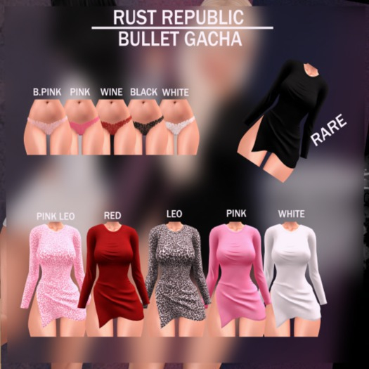 RUST REPUBLIC [bullets] gacha panties wine