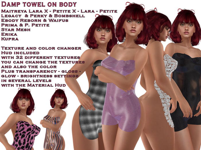 Damp towel on body (ADD)