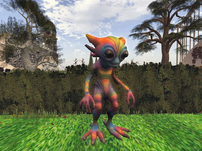 Carnival Monster Creature statue