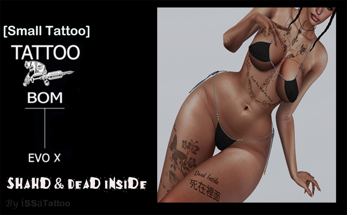 [Small Tatto] **BOM** Shahd & Dead inside 