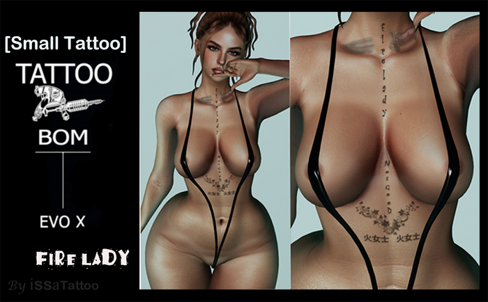 [Small Tatto] **BOM** fire lady