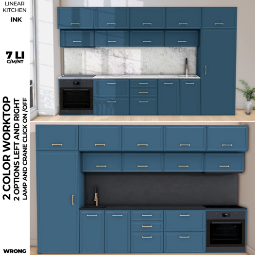 WRONG - LINEAR KITCHEN - INK