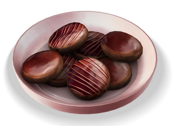 ionic : Bday cookies (chocolate)