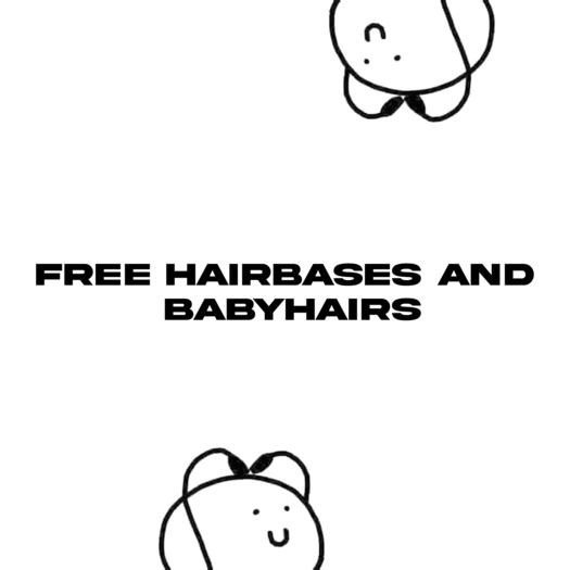 BLKBUNI: FREE EVOX BABYHAIRS AND HAIRBASES WITH TEXTURES
