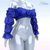 Blue Myriam Top Kupra