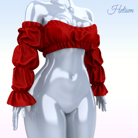 Red Myriam Top Kupra