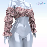 Vintage Myriam Top Kupra