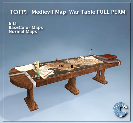 TC(FP) - Medieval Map  War Table FULL PERM