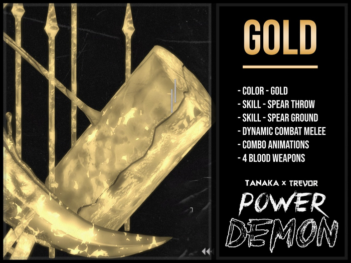 [TANAKA x TREVOR] - POWER DEMON - (GOLD)