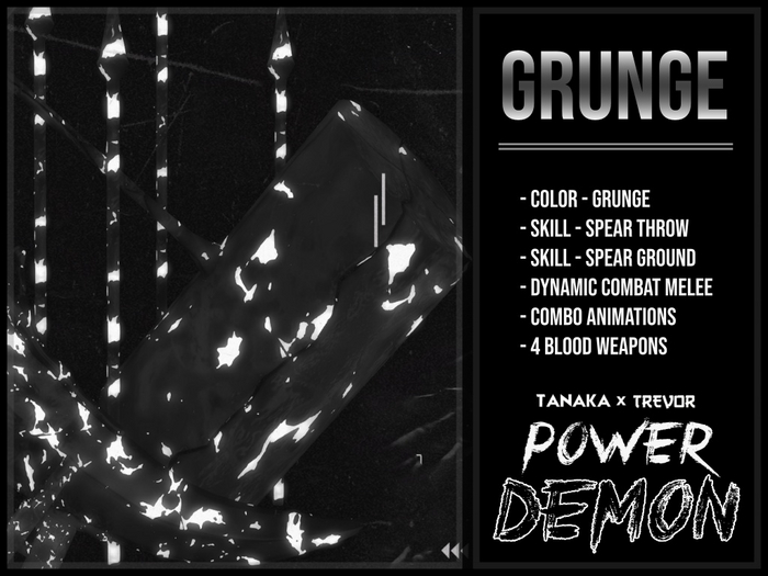 [TANAKA x TREVOR] - POWER DEMON - (GRUNGE)