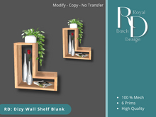 RD: Dizy Wall Shelf Blank