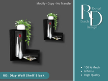 RD: Dizy Wall Shelf Black