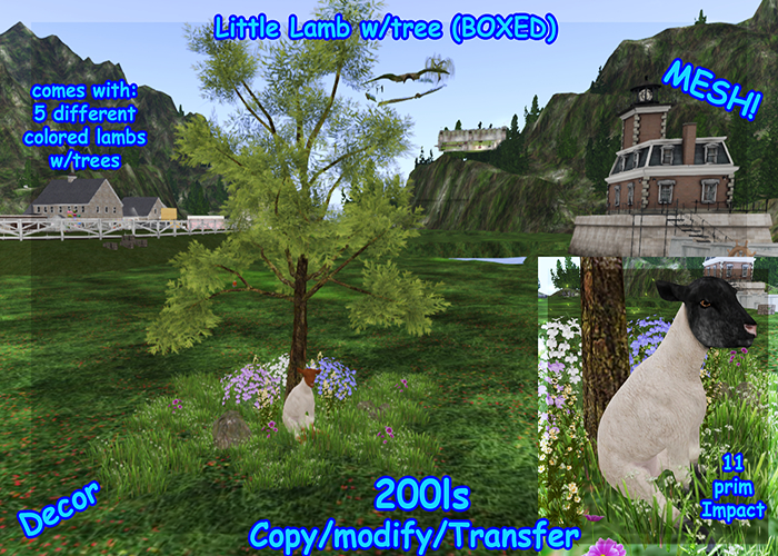 Little Lamb w/tree (BOXED)