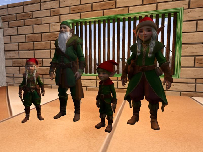 Elf Family boxed set of 4