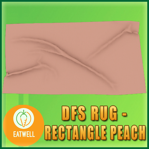 DFS Rug - Rectangle Peach (Actual Item)