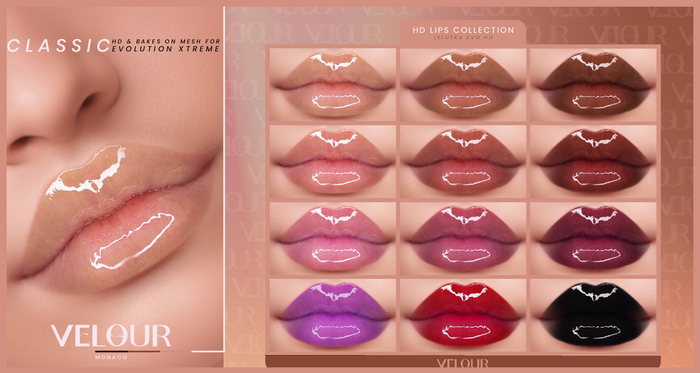 VELOUR "CLASSIC" LIPSTICK