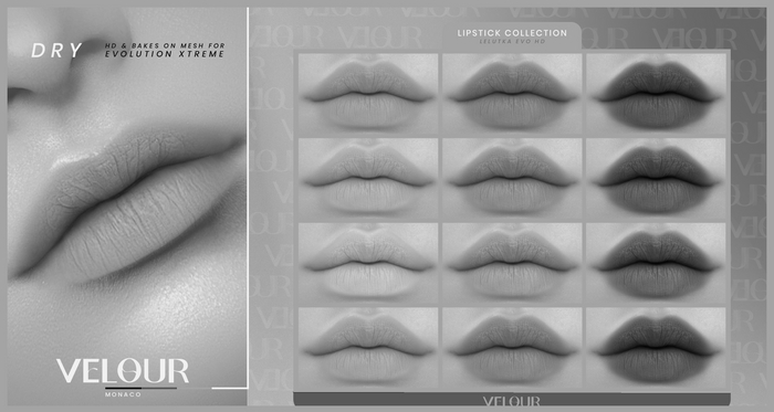 VELOUR "DRY" LIPSTICK DEMO
