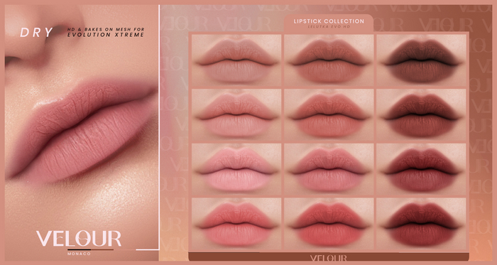 VELOUR "DRY" LIPSTICK