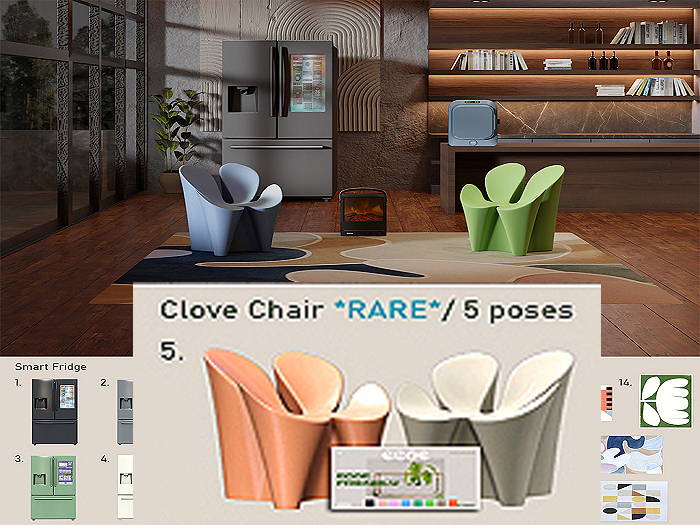 5. Ecoe Clove Chair RARE