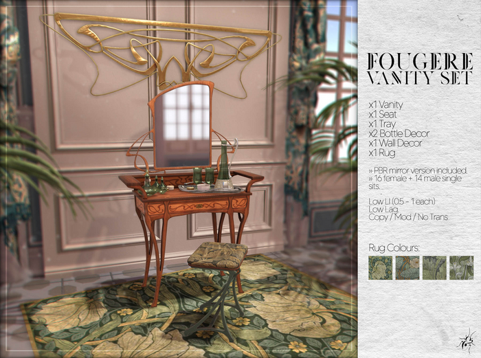 -Jane&Finch- Fougere Vanity Set
