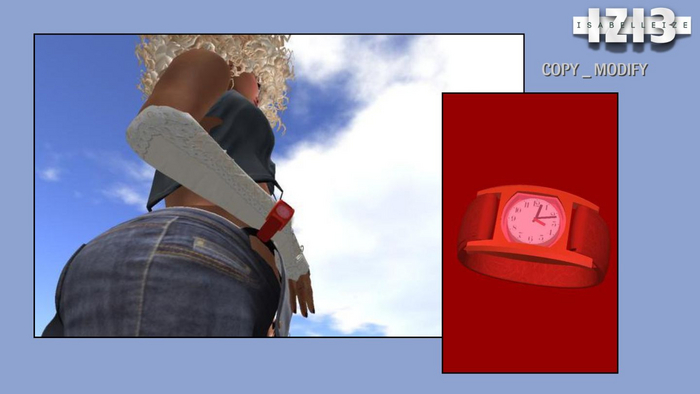Red Animated Watch - Mesh (Copy & Modify, Wearable)