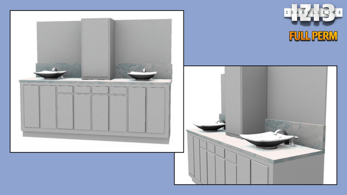 Mesh Bathroom  Element - Full Perm (8 Impact Total)