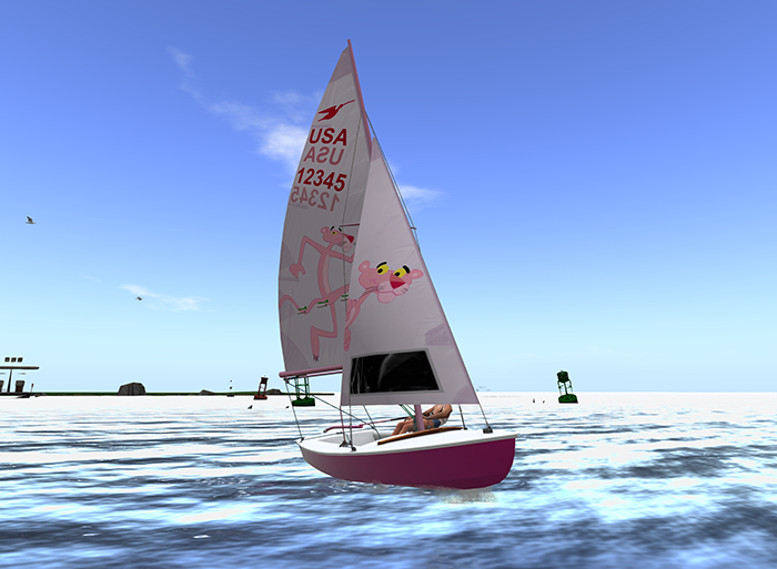 Snipe sails - Think Pink