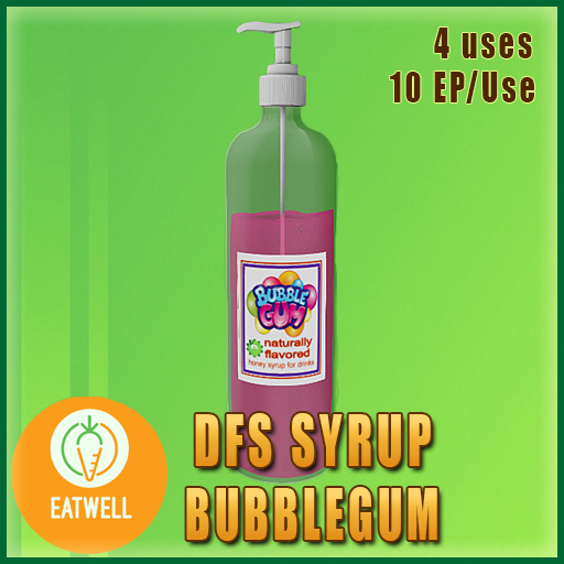 DFS Syrup - BubbleGum (Actual Item)