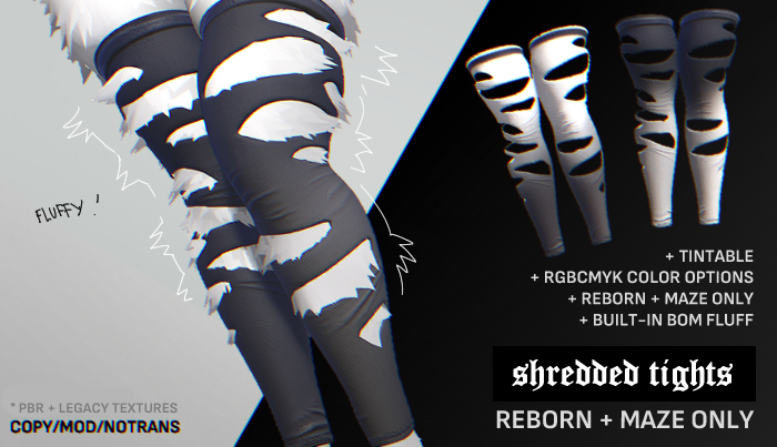 BARK - Shredded Tights (REBORN + MAZE)