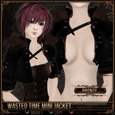 =^.^= Curious Kitties - Wasted Time Mini Jacket - Bronze