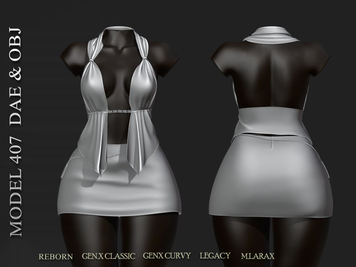 !GUTTO! MODEL 407 DAE & OBJ