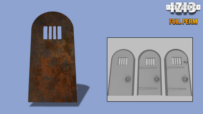 Mesh Castle Door - Full Perm