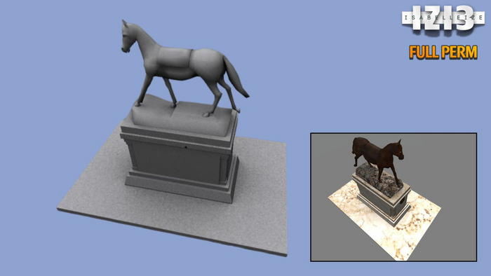 Mesh Horse Statue Full Perm 18 impact  isabelleize