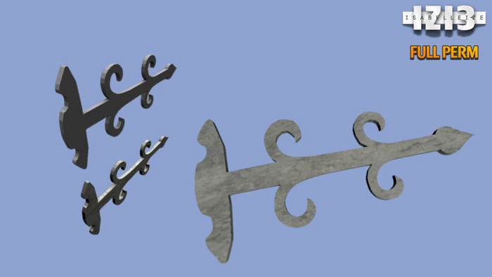 Medieval Door Element - Full Perm