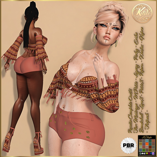 [K-Style] ROSETTA COMPLETE OUTFIT - FATPACK #14