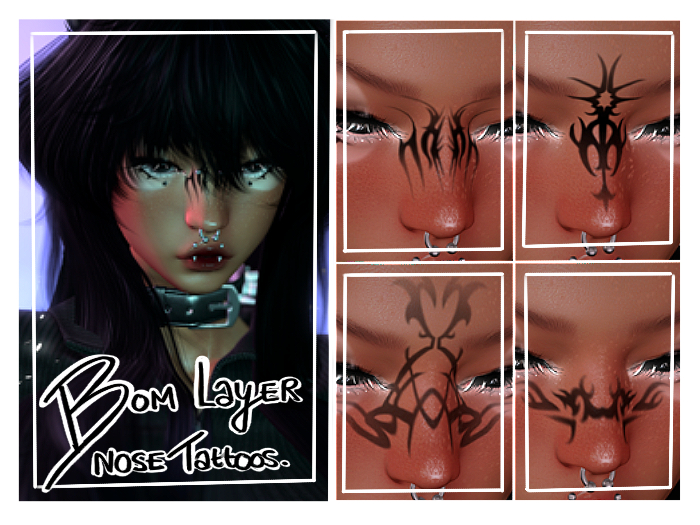 BuniBuni - Nose Tattoo Set - FREE GIFT