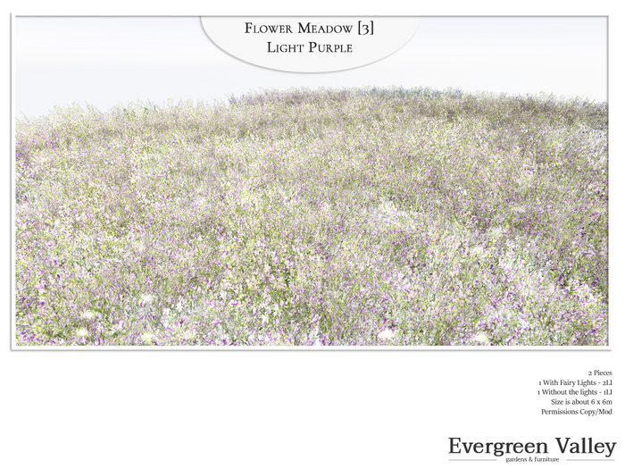 Flower Meadow [3] Light Purple