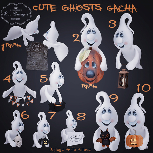 Bee Designs Cute Ghosts Gacha 9