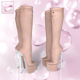 Beige Trend Boots LaraX