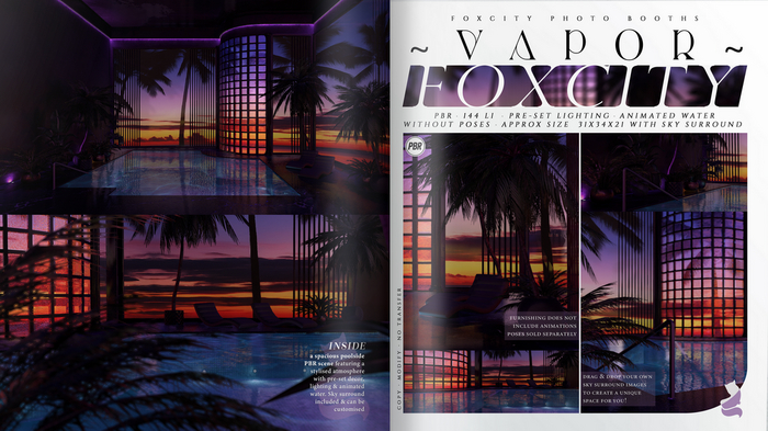 FOXCITY. Photo Booth - Vapor