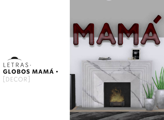 CIELO STUDIO - Letras GLOBOS MAMA