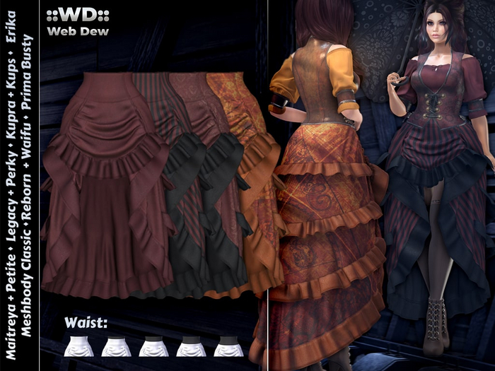 ::WD:: Skirt Annabelle - Reds