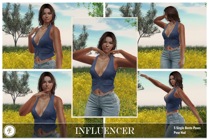 .::Hazeel::. Influencer ~ Bento Pose Pack