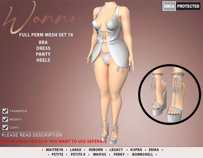 WONNE (76) Full Perm Mesh