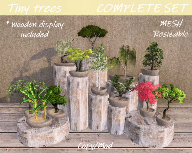PLANTS - Tiny trees COMPLETE SET